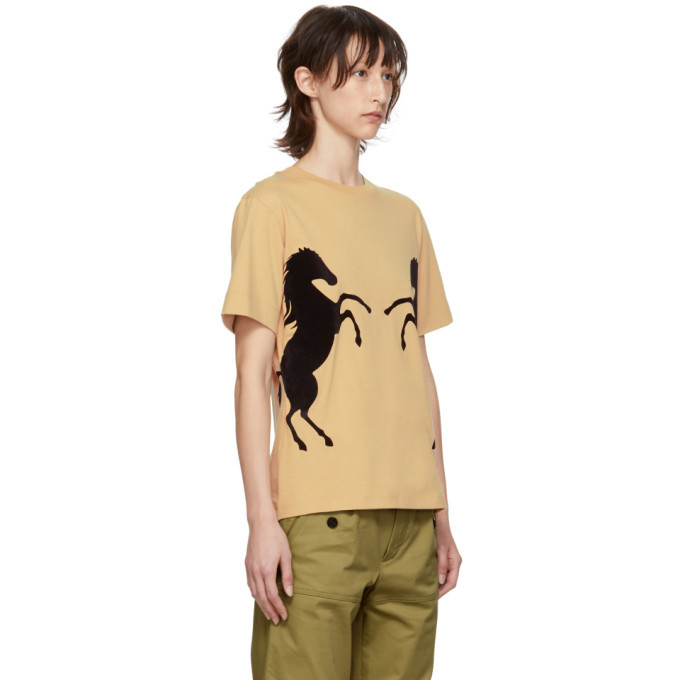 Chloe Beige Horse T-Shirt Chloe