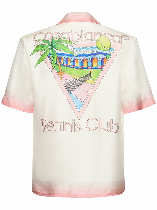 Photo: CASABLANCA - Tennis Club Printed Silk Shirt
