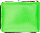 COMME des GARÇONS WALLETS Green Super Fluo Wallet