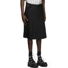 Balenciaga Black Wool Kilt