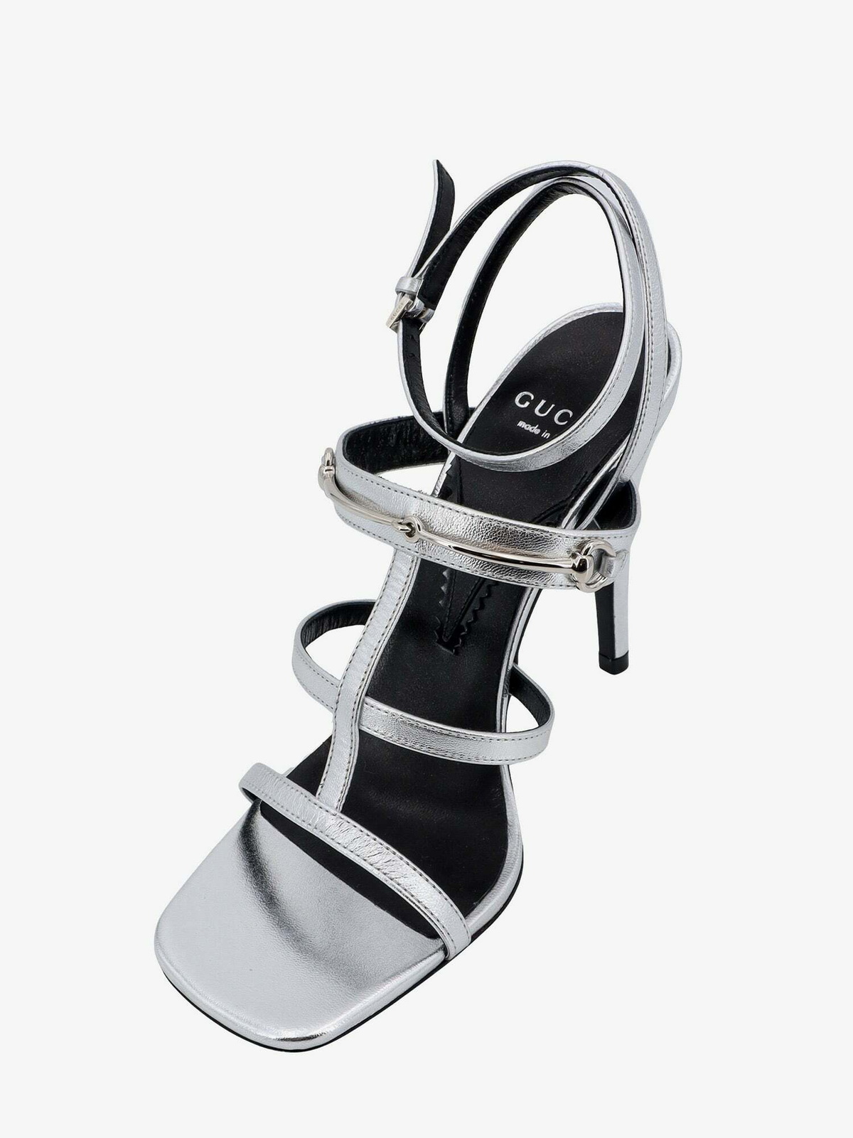 Gucci Sandals Silver Womens Gucci