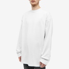 Balenciaga Men's Vintage Jersey in Dirty White/Silver