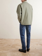 Nudie Jeans - Buddy Herringbone Organic Cotton-Twill Chore Jacket - Green