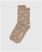 Bstn Brand Aop Socks Beige - Mens - Socks