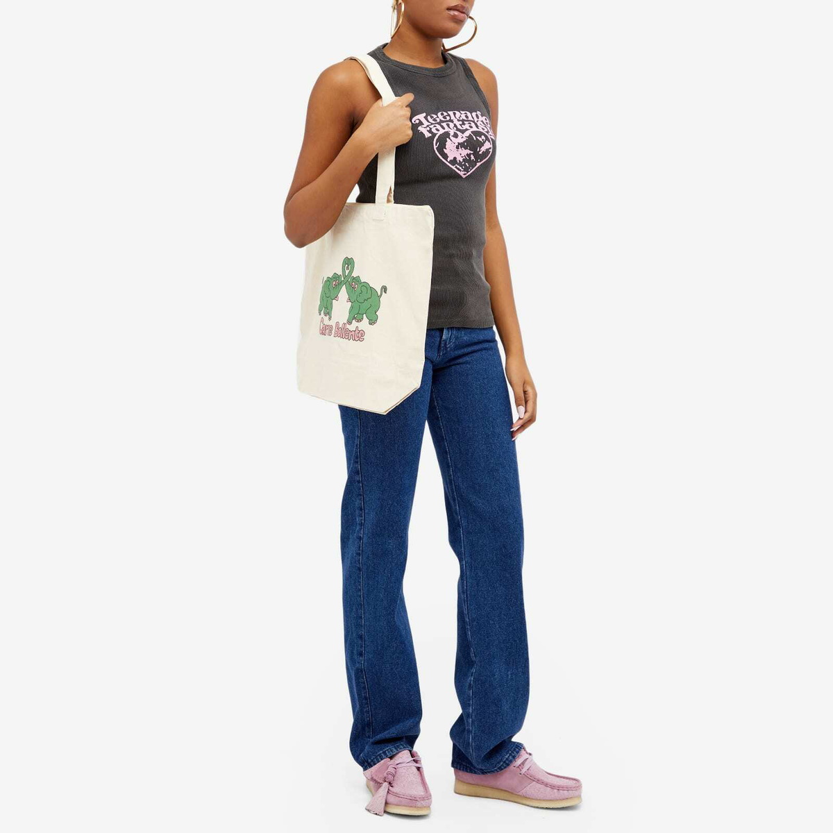Carne Bollente Women's Elefun Tote Bag in Beige