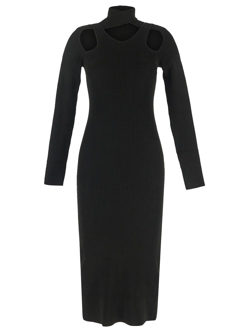 Coperni Cut Out Neck Midi Dress Coperni