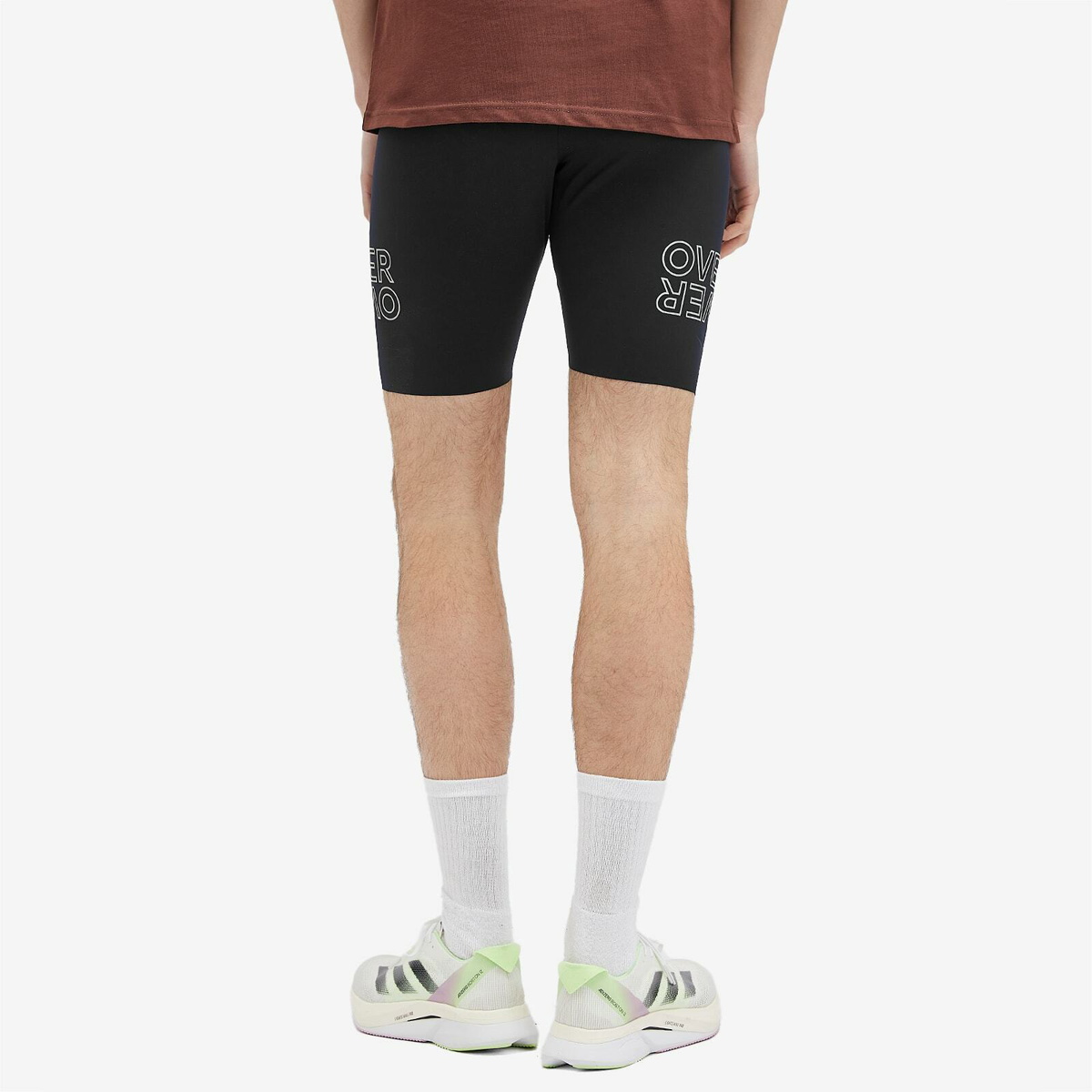 Over Over Men's Half Tight Shorts in Black