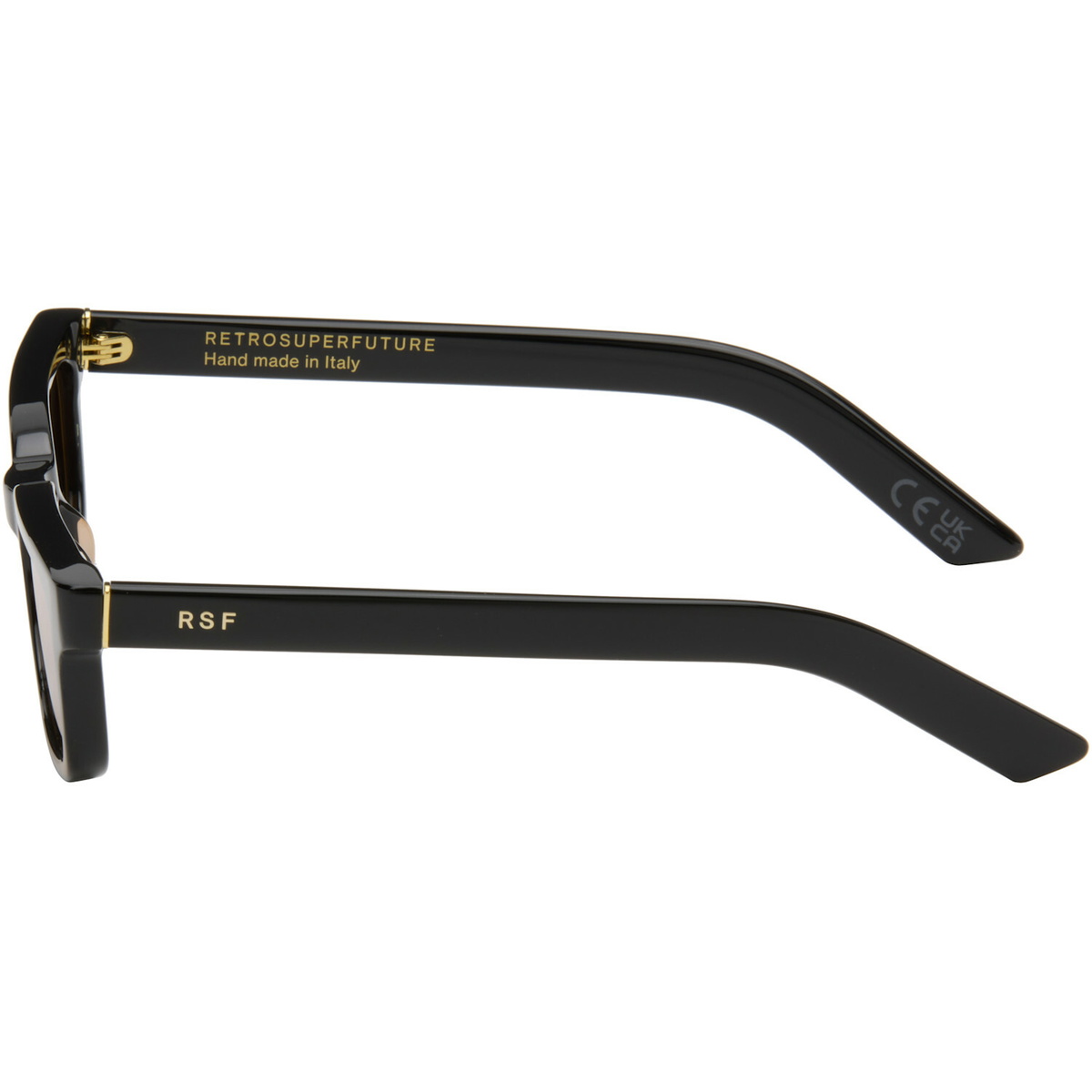 RETROSUPERFUTURE Black Gesto Sunglasses