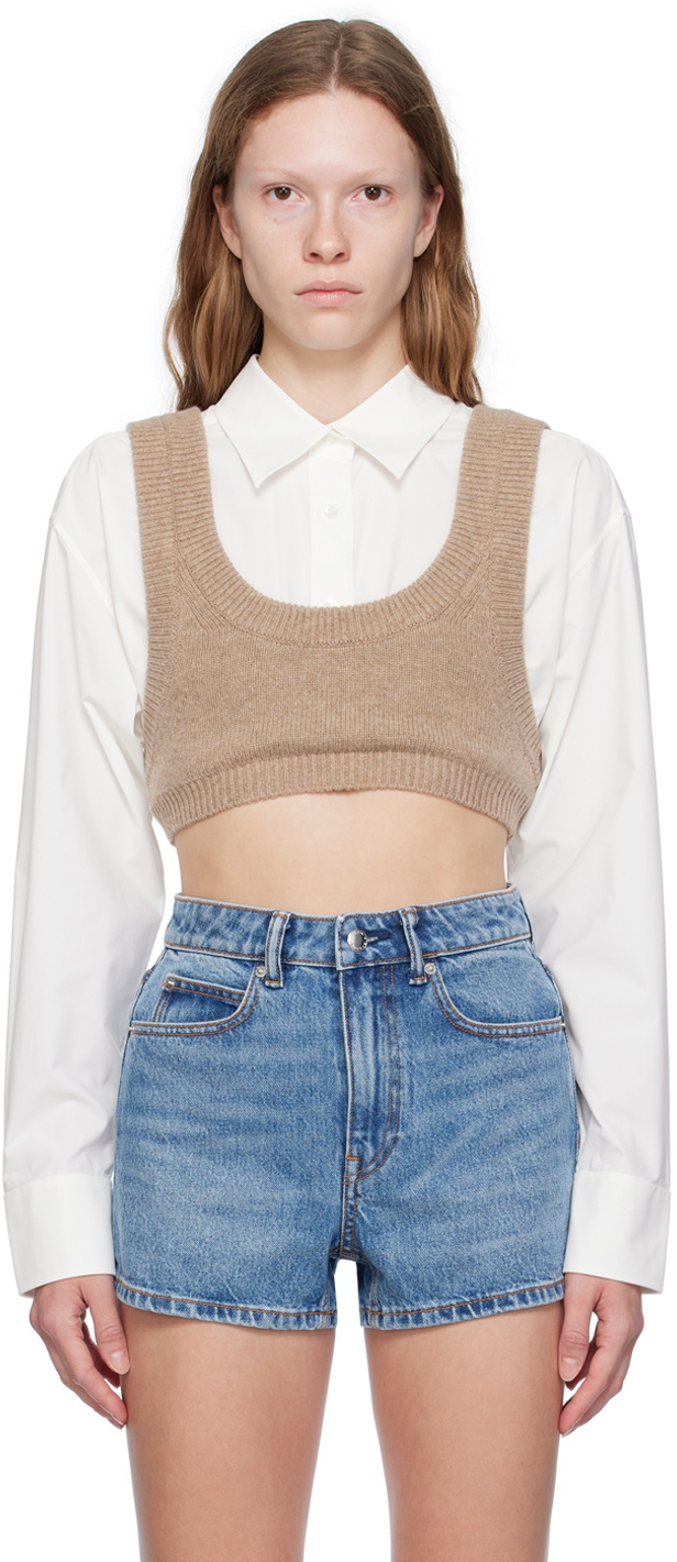 alexanderwang.t Beige Layered Camisole