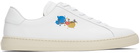 Paul Smith White Paint Splatter Hansen Sneakers