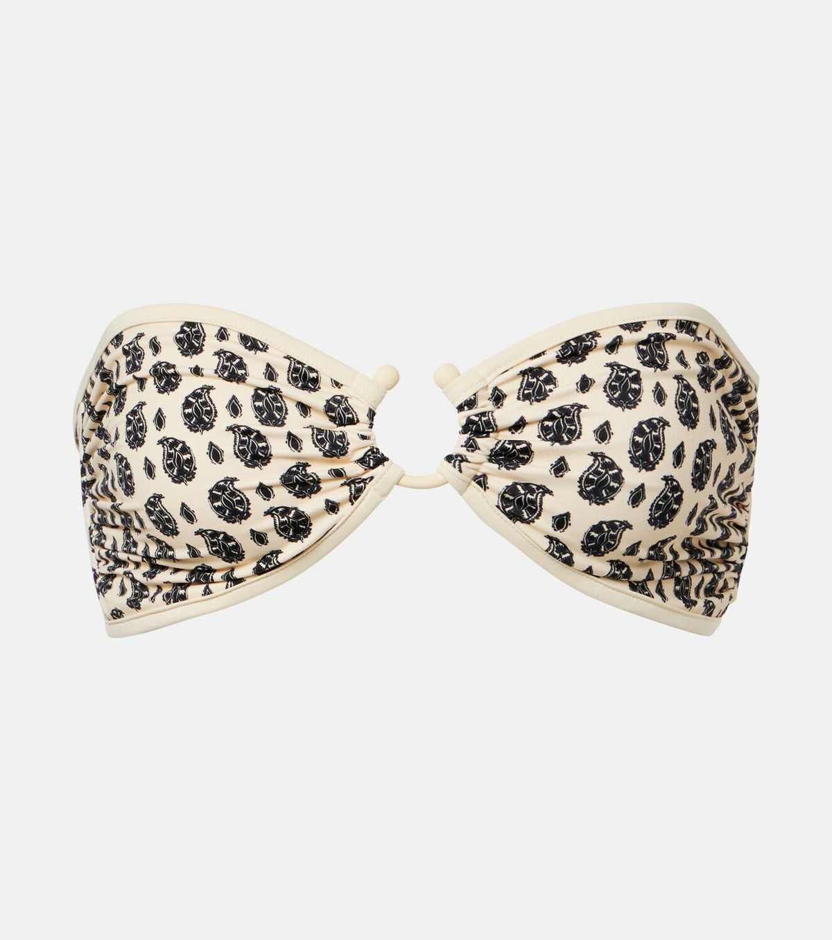 Johanna Ortiz Printed bikini top