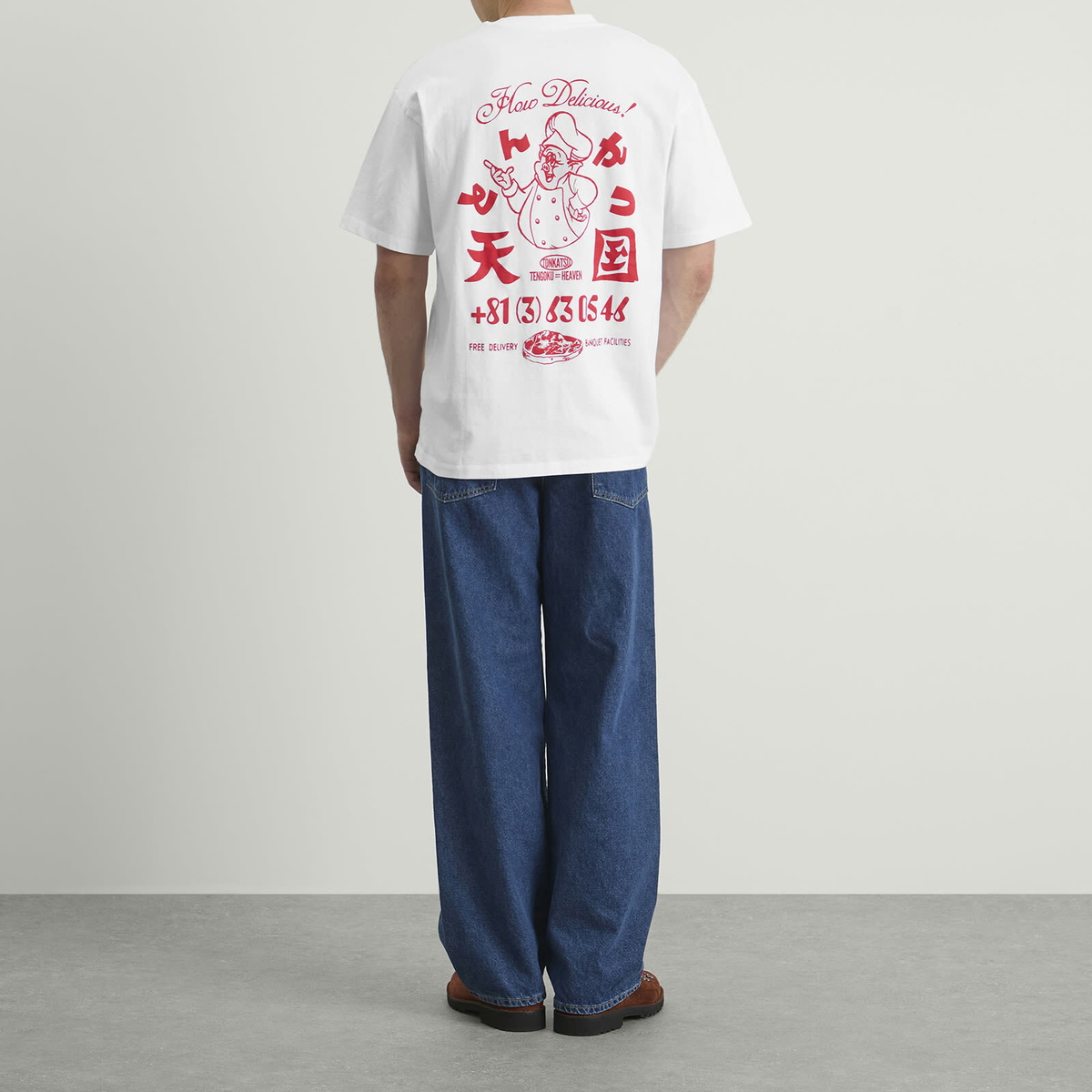 Edwin Men's Tonkatsu T-Shirt in White