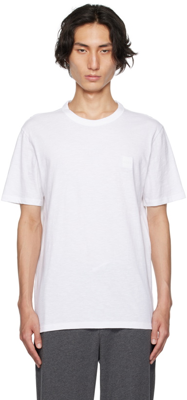 Photo: BOSS White Patch T-Shirt