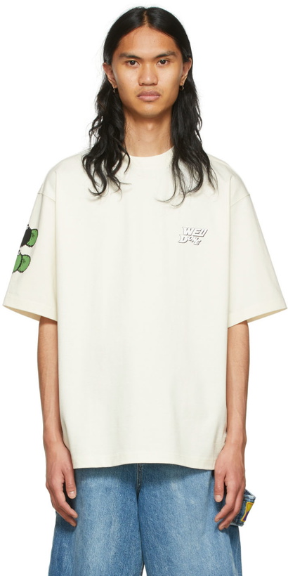 Photo: We11done Off-White Cotton T-Shirt