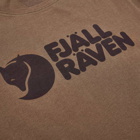 Fjällräven Men's Logo T-Shirt in Dark Olive