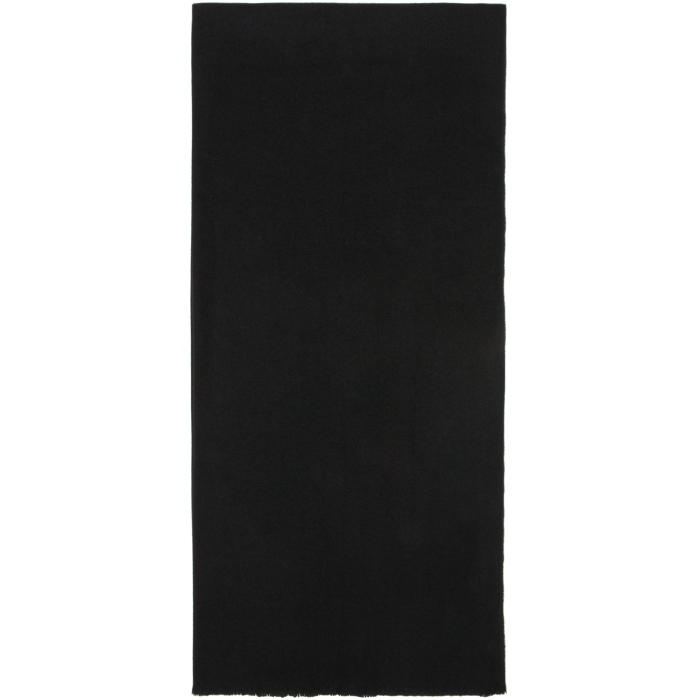 Photo: Lemaire Black Large Wool Scarf