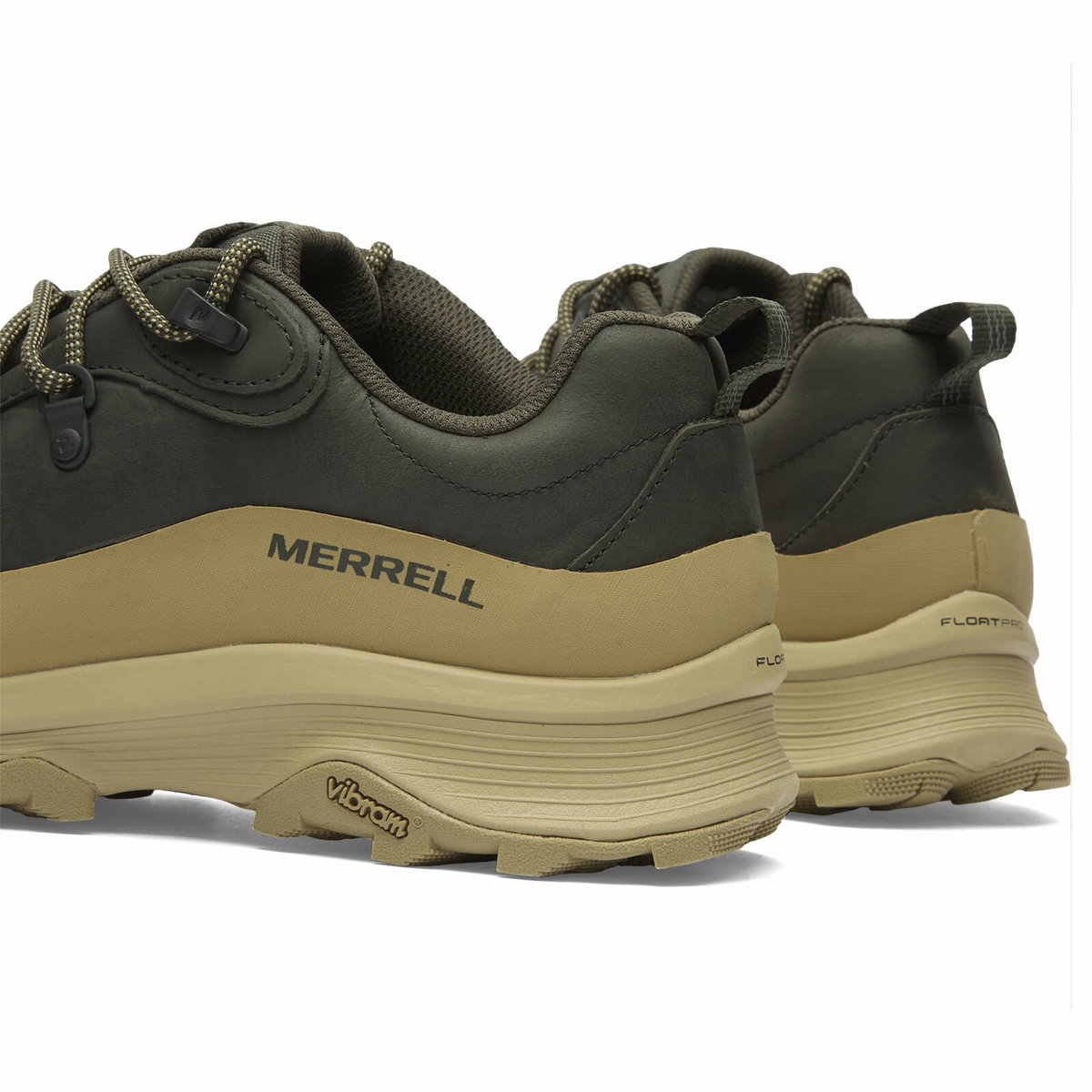 Merrell Men's Ontario Speed Leather Lace SE in Beluga/Palm