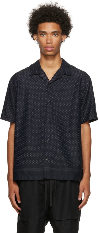 Photo: Vince Navy Border Shirt