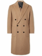 Purdey - Town and Country Double-Breasted Camel Hair-Blend Coat - Brown