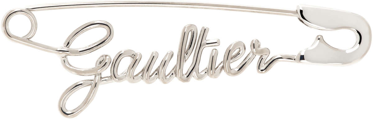 Jean Paul Gaultier Silver 'The Gaultier Safety Pin' Earring Jean