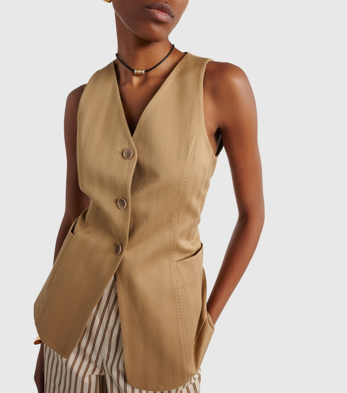 Max Mara Falla cotton vest