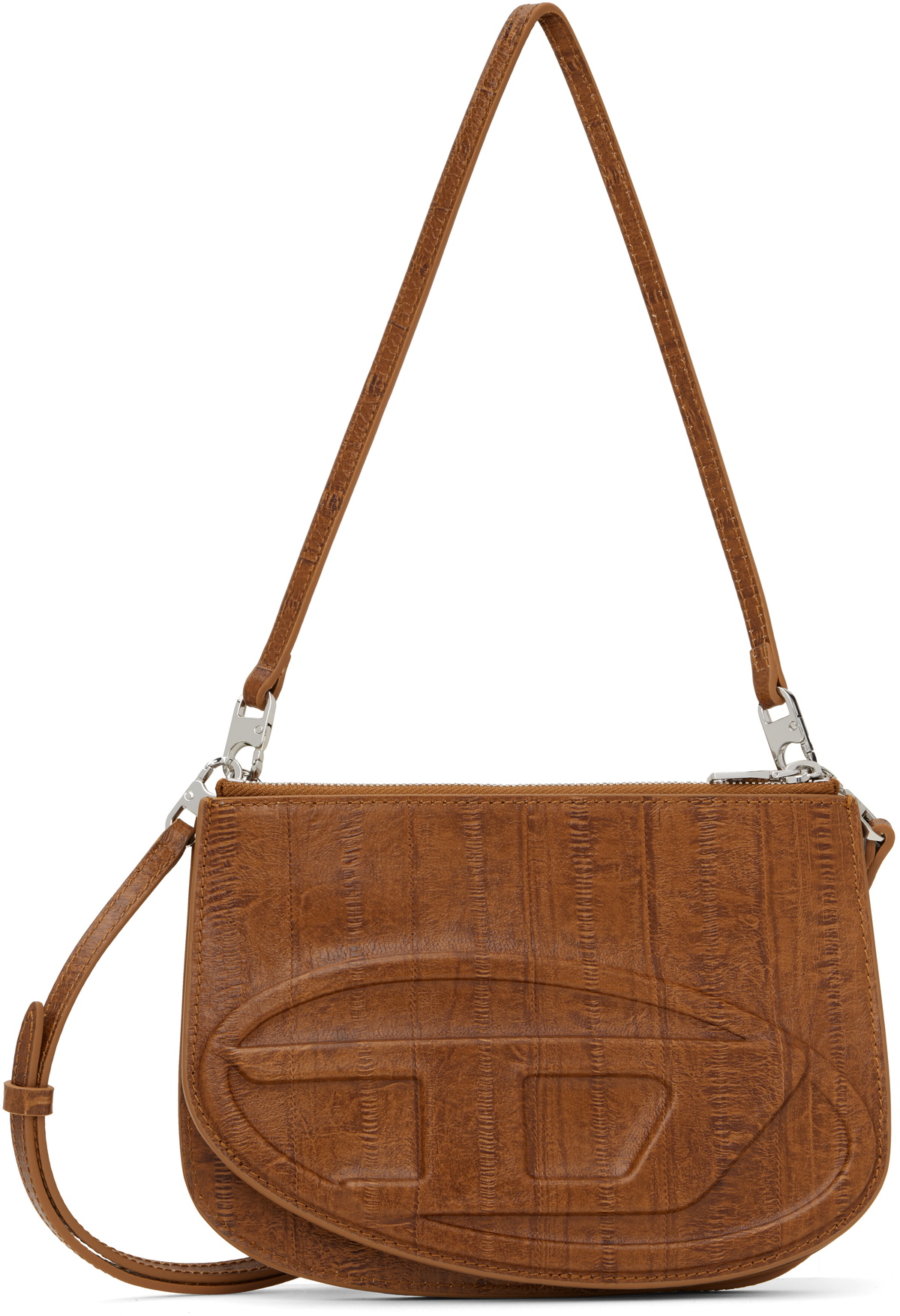 Diesel: Brown 1dr Twin Bag | SSENSE