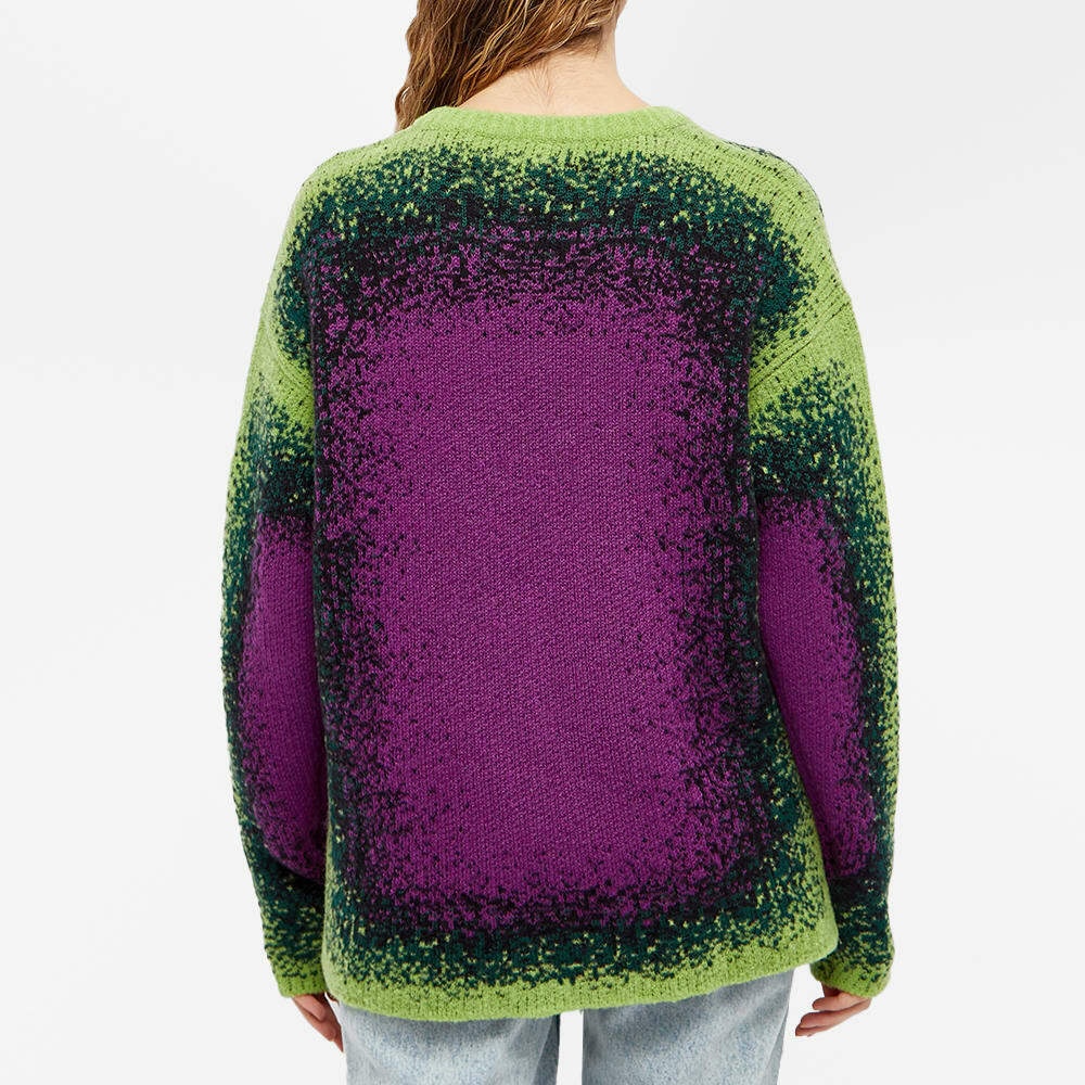 Y-Project Women's Gradient Heavy Knit Sweater in Green/Purple Y/Project