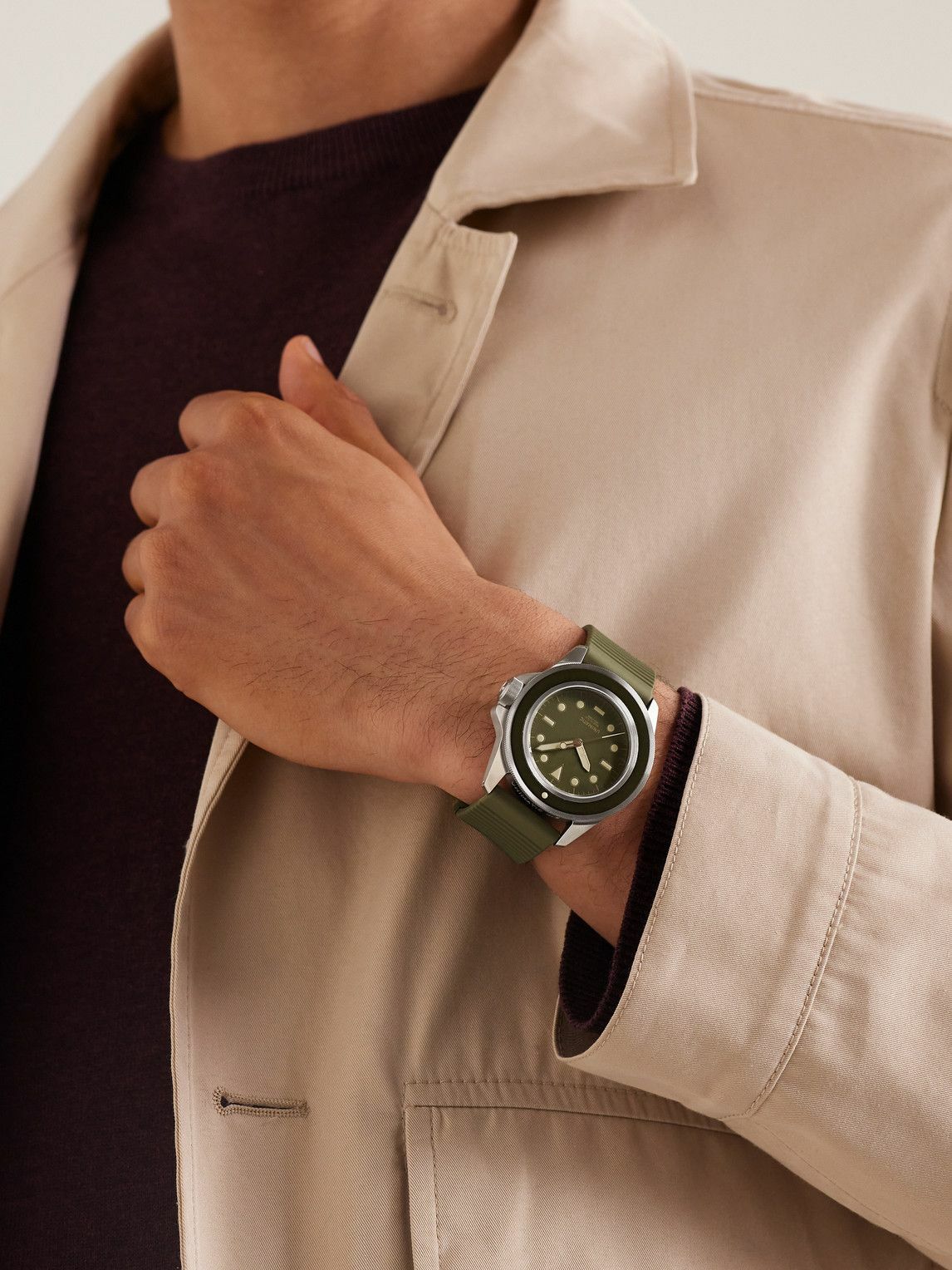 UNIMATIC - Model One Limited Edition Automatic 40mm Stainless Steel and TPU Watch, Ref. No. U1S-8O