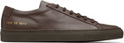 Common Projects Brown Original Achilles Low Sneakers