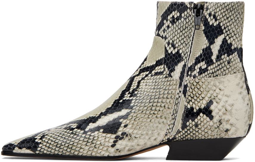 KHAITE Beige 'The Marfa' Boots