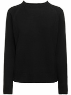 MAX MARA Salvia Wool Knit Crewneck Sweater