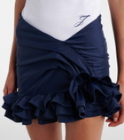 Jacquemus Playa ruffled jersey miniskirt