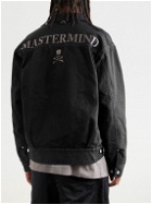 Mastermind World - Logo-Embroidered Denim Jacket - Black