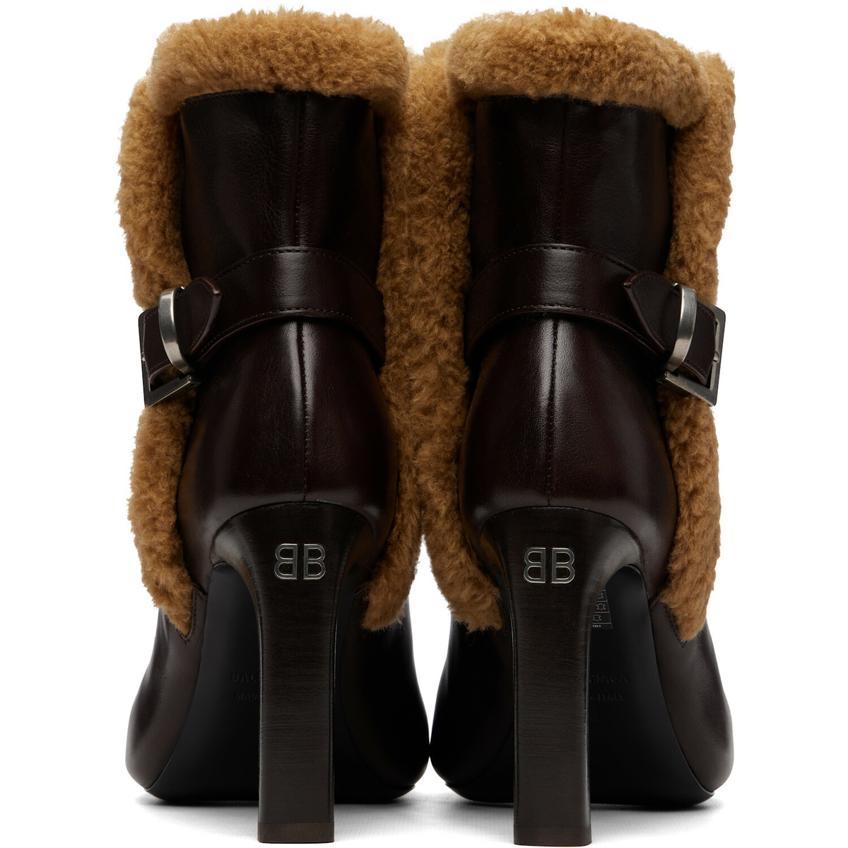 Balenciaga Brown Fargo Boots