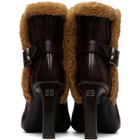 Balenciaga Brown Fargo Boots