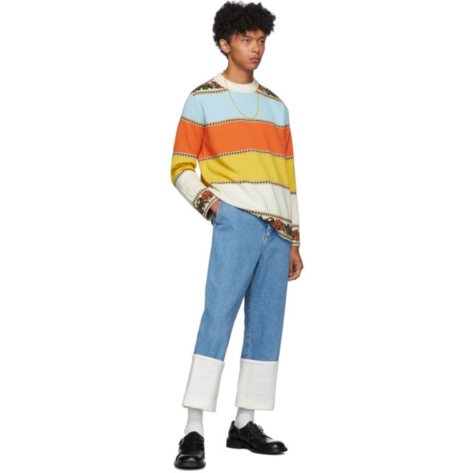Linder Multicolor Merino Karik Stripe Sweater