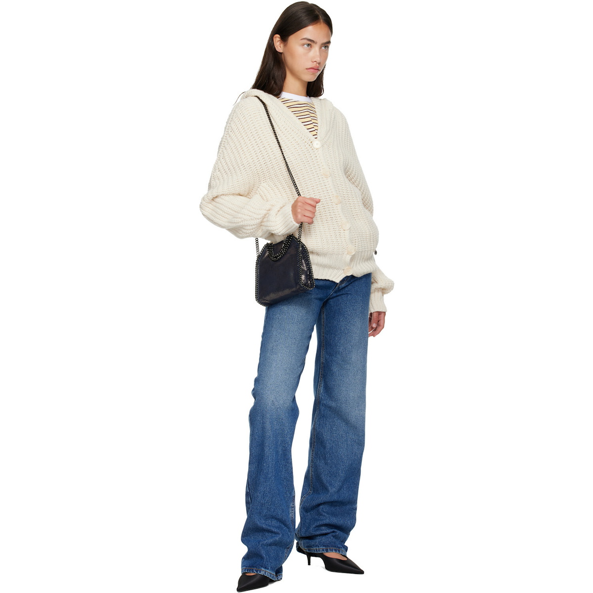 Stella McCartney Navy Falabella Mini Bag