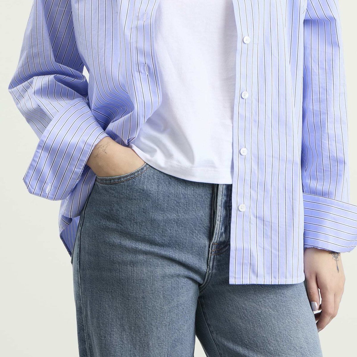 Good American Women's Vintage Wide Jeans in Westgate