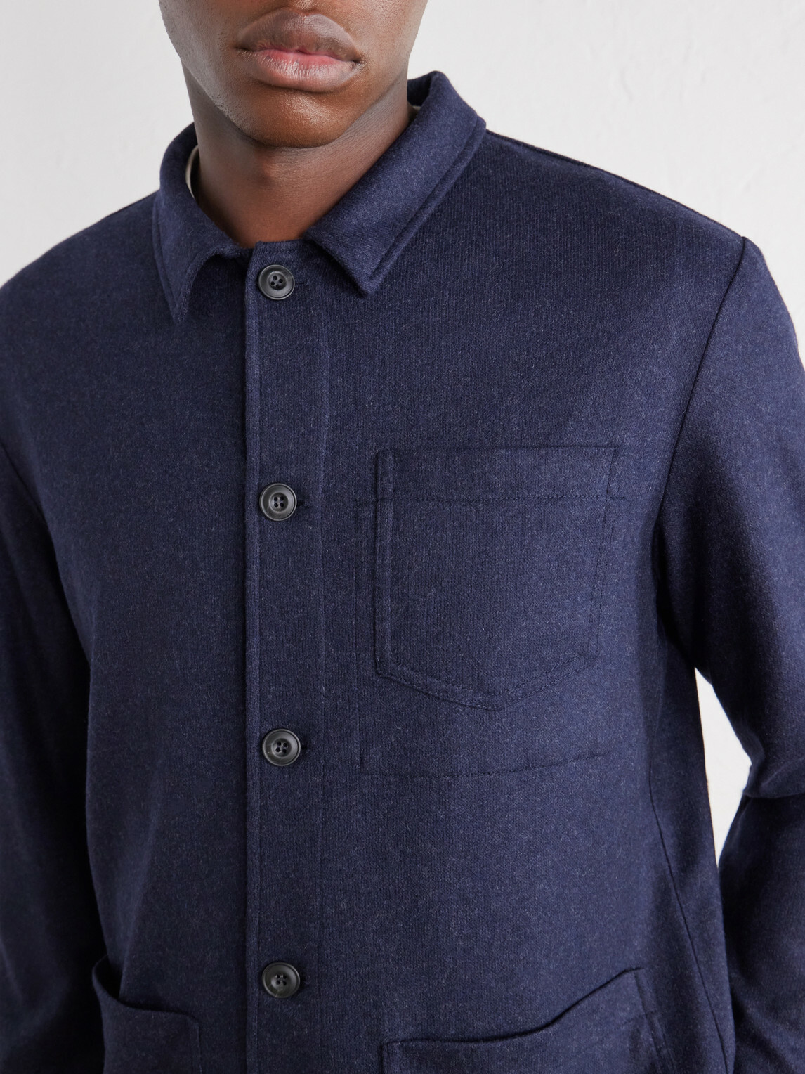 Altea - Pablo Cashmere Overshirt - Blue