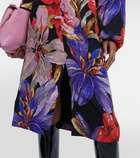 Dries Van Noten - Floral midi skirt