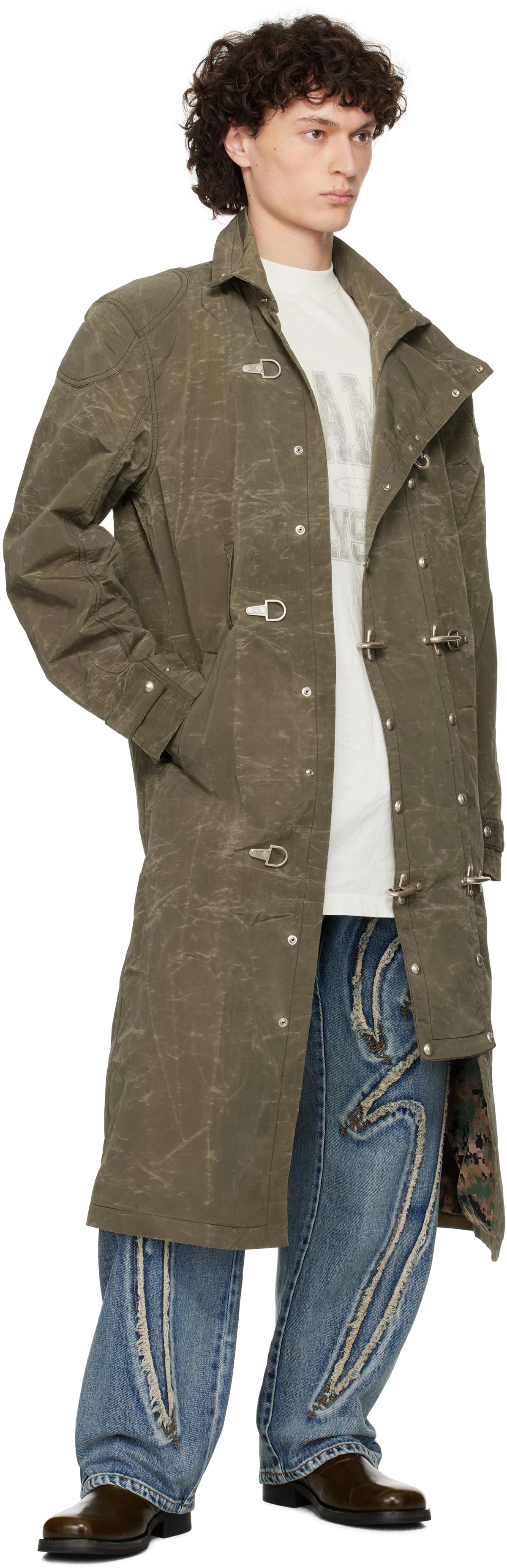 Thug Club Blue Frayed Jeans