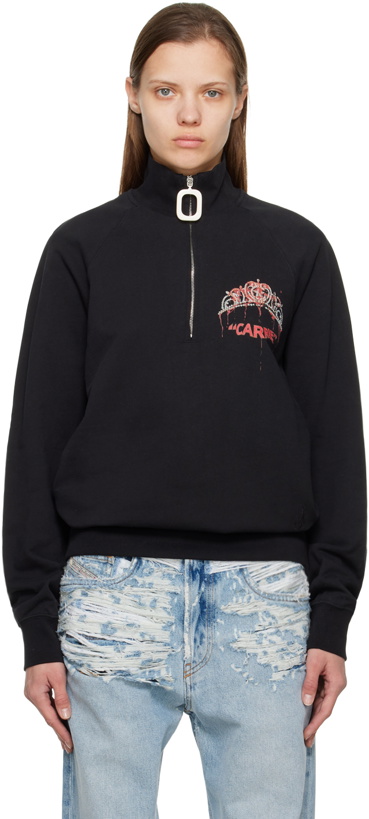 Photo: JW Anderson Black Carrie-Tiara Hoodie