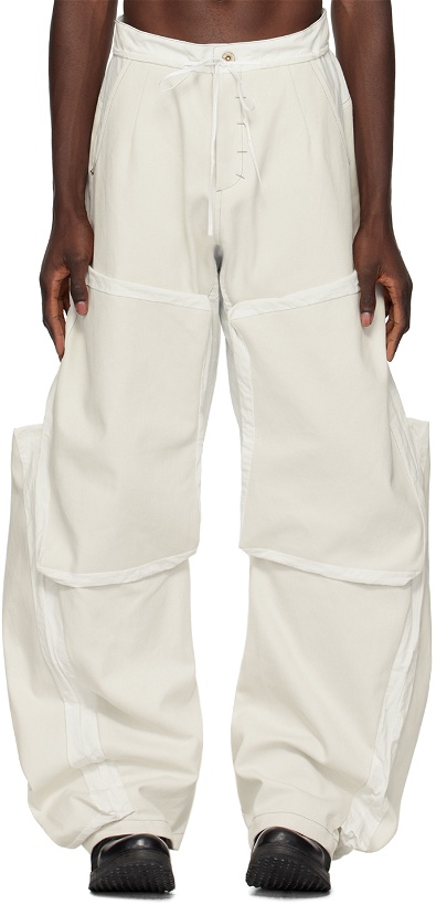 Photo: CARNET-ARCHIVE Off-White Ruined Mass Trousers