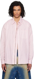 Y/Project Pink Hook-Eye Shirt