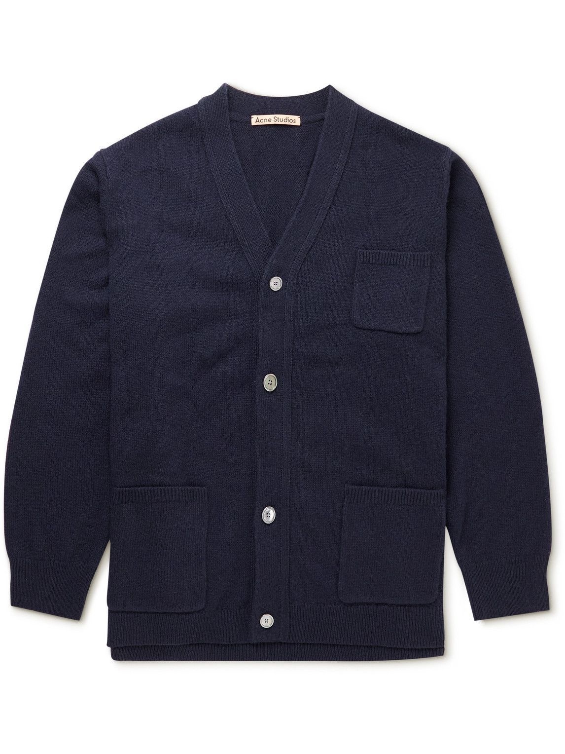 Acne Studios - Wool and Cashmere-Blend Cardigan - Blue Acne Studios