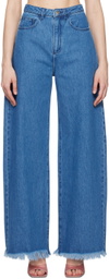 Marques Almeida Blue Boyfriend Jeans