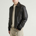 Larriet Men's Pepe Leather Jacket in Umber