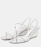 Simkhai Bridget patent leather wedge sandals