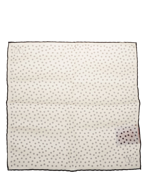 Photo: Valentino Garavani Pocket Square Chez Valentino Seta/pois Piccoli