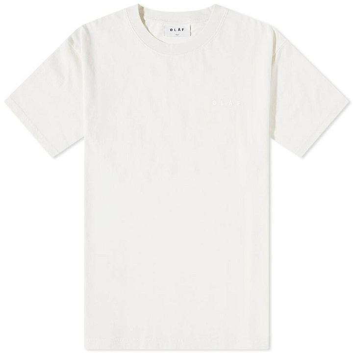 Photo: Olaf Hussein Men's Face T-Shirt in Off White
